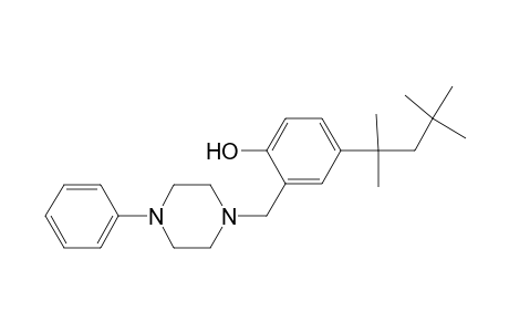 2-[(4-Phenyl-1-piperazinyl)methyl]-4-(1,1,3,3-tetramethylbutyl)phenol