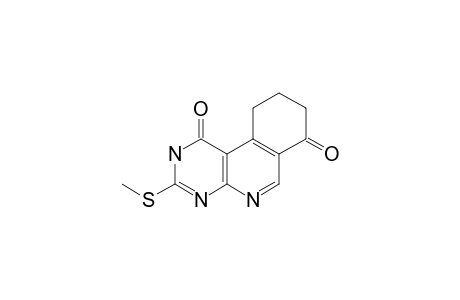 3-METHYLSULFANYL-9,10-DIHYDRO-2H,8H-PYRIMIDO-[4,5-C]-ISOQUINOLINE-1,7-DIONE