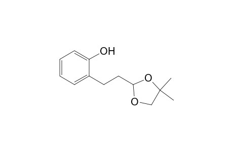 2-[2'-(4'',4''-DIMETHYL-1'',3''-DIOXOLAN-2''-YL)-ETHYL]-PHENOL