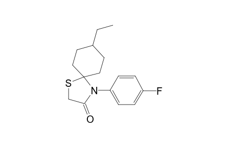 8-Ethyl-4-(4-fluoro-phenyl)-1-thia-4-aza-spiro[4.5]decan-3-one