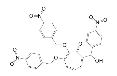 7-(.alpha-Hydroxy-4-nitrobenzyl)-2,3-bis(4-nitrobenzyloxy)tropone