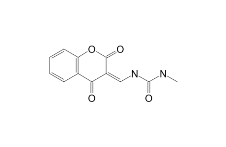 3-[(Methylureido)methylene]-4-oxocoumarin