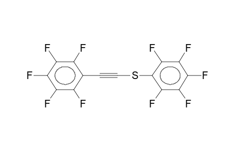 PENTAFLUOROPHENYLETHYNYL(PENTAFLUOROPHENYL)SULPHIDE