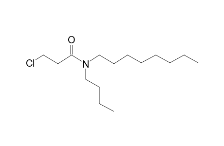 Propionamide, 3-chloro-N-butyl-N-octyl-