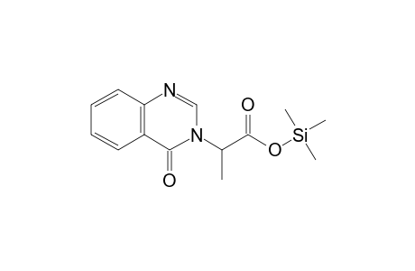 2-(4-oxo-4H-Quinazolin-3-yl)-propanoic acid, trimethylsilyl ester