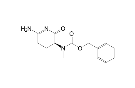 (S)-6-Amino-3-[(N-benzyloxycarbonyl-N-methyl)amino]-2,3,4,5-tetrahydropyridin-2-one