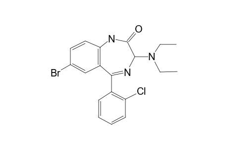 7-Bromo-5-(2-chloro-phenyl)-3-diethylamino-1,3-dihydro-benzo[E][1,4]diazepin- 2-one