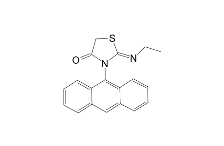 3-Anthracen-9-yl-2-[(Z)-ethylimino]-thiazolidin-4-one