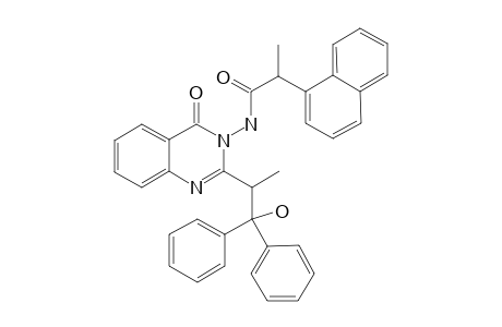 2-(2,2-Diphenyl-2-hydroxy-1-methylethyl)-3-[2-(1-naphthalene)propionylamino)quinazolin-4(3H)-one