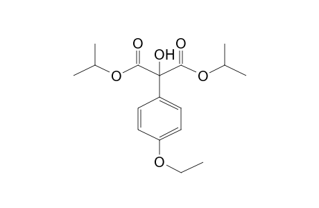 Malonic acid, 2-(4-ethoxyphenyl)-2-hydroxy-, diisopropyl ester