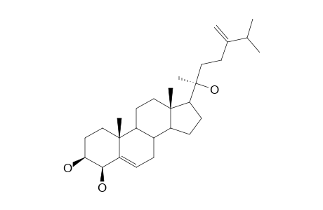 ERGOSTA-5,24(24')-DIENE-3-BETA,4-BETA,20-BETA-TRIOL