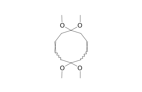 3,8-cyclodecadiene-1,6-dione, bis(dimethyl acetal)