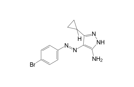 5-amino-4-[(p-bromophenyl)azo]-3-cyclopropylpyrazole