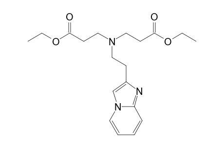2-[2-Bis(2-ethoxycarbonylethyl)aminoethyl]imidazo[1,2-a]pyridine