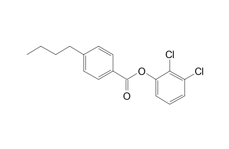 4-Butylbenzoic acid, 2,3-dichlorophenyl ester