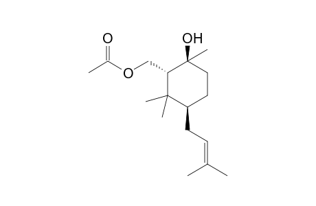 [6-Hydroxy-2,2,6-trimethyl-3-(3-methyl-2-butenyl)cyclohexyl]methyl acetate