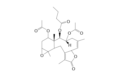 3,14-DIACETOXY-2-PROPYLCARBONYLOXY-11,12-EPOXYBRIARA-5,8(17)-DIEN-18-ONE