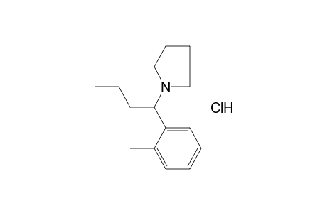 1-(o-Methyl-alpha-propylbenzyl)pyrrolidine, hydrochloride