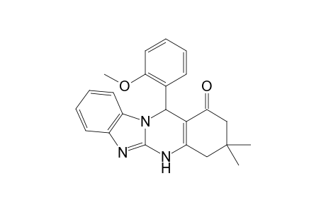 5-(2'-Methoxyphenyl)-8,8-dimethyl-5,8,9,10-tetrahydro-7H-4b,10,11-triaza-benzo[b]-fluoren-6-one