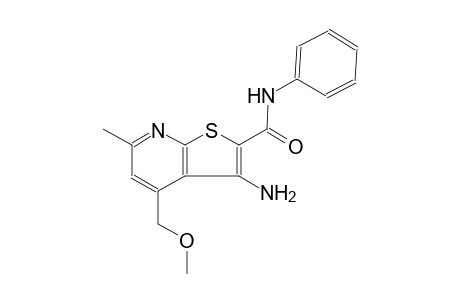 3-Amino-4-(methoxymethyl)-6-methyl-N-phenylthieno[2,3-b]pyridine-2-carboxamide