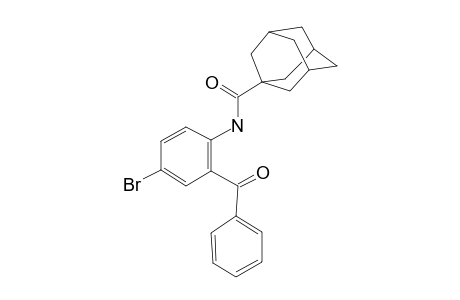 Adamantane-1-carboxamide, N-(4-bromo-2-benzoylphenyl)-