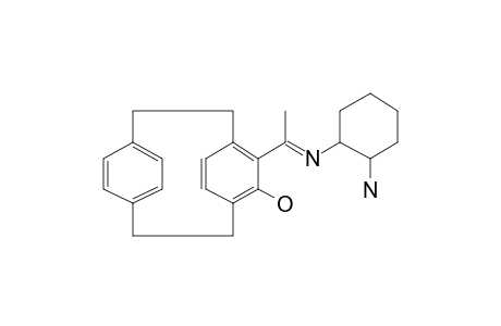 6-[1-(2-Aminocyclohexylimino)ethyl]tricyclo [8.2. 2.24,7]hexadeca-1(13),4,6,10(14),11,15-hexaen-5-ol