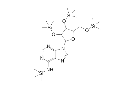 Adenosine riboside, tetra-TMS