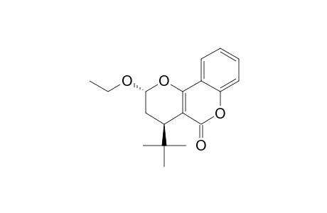 TRANS-3,4-DIHYDRO-2-ETHOXY-4-TERT.-BUTYL-2H,5H-PYRANO-[3,2-C]-[1]-BENZOPYRAN-5-ONE