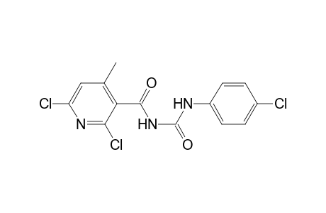 N-(4-Chlorophenyl)-N'-[(2,6-dichloro-4-methyl-3-pyridinyl)carbonyl]urea