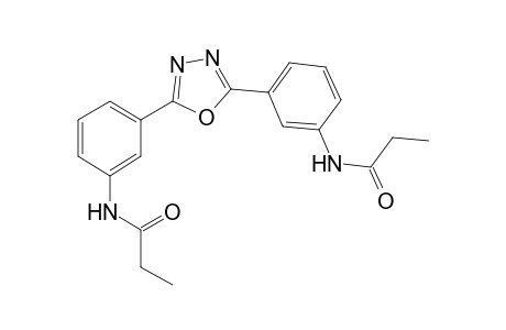 N-(3-{5-[3-(propionylamino)phenyl]-1,3,4-oxadiazol-2-yl}phenyl)propanamide