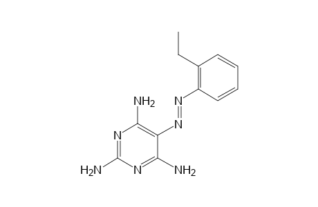 5-[(o-ethylphenyl)azo]-2,4,6-triaminopyrimidine