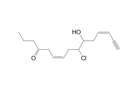 (3Z,9Z)-7-Chloro-6-hydroxy-12-oxo-pentadeca-3,9-dien-1-yne