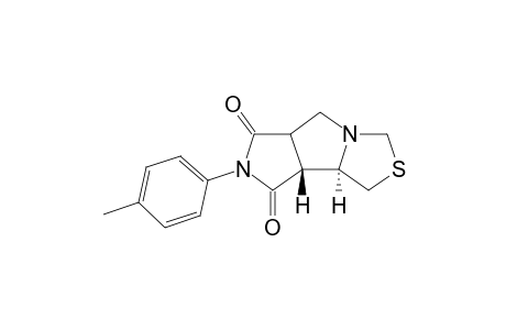 7-Tolylperhydropyrrolo(3',4':3,4)pyrrolo(1,2-c)thiazole-6,8-dione (8a,8b-trans)