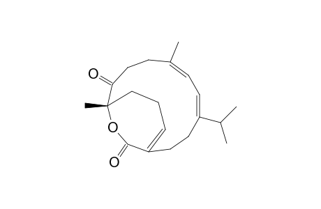 (4E,6Z,11S)-4-isopropyl-7,11-dimethyl-16-oxabicyclo[9.3.2]hexadeca-1(14),4,6-triene-10,15-dione