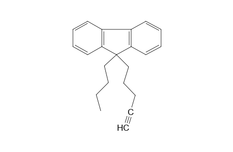 9-butyl-9-(4-pentynyl)fluorene