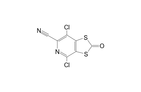 4,7-DICHLORO-6-CYANO-1,3-DITHIOLO-[4.5-C]-PYRID-2-ONE