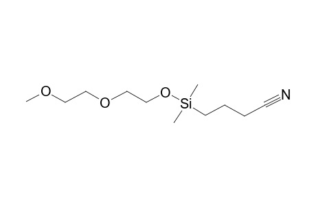 Diethylene glycol methyl ether, (3-cyanopropyl)dimethylsilyl ether