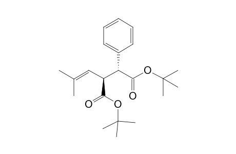 Anti-tert-butyl 4-(tert-butyloxycarbonyl)-2-phenyl-4-methylhex-4-enoate