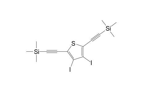 2,5-bis((trimethylsilyl)ethynyl)-3,4-diiodothiophene