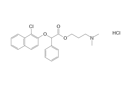 [(1-Chloro-2-naphthyl)oxy]phenylacetic acid, 3-(dimethylamino)propyl ester, hydrochloride