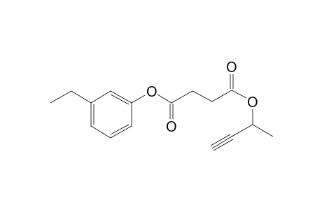 Succinic acid, but-3-yn-2-yl 3-ethylphenyl ester