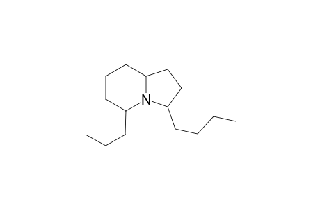 (5Z,9E)-5-Propyl-3-butylindolizidine