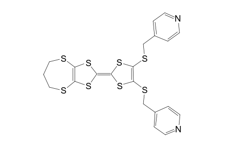 4,5-BIS-(4-PICOLYLTHIO)-4',5'-TRIMETHYLENEDITHIOTETRATHIAFULVALENE