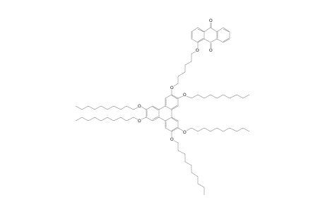 1-[6-(3,6,7,10,11-pentakis-decoxytriphenylen-2-yl)oxyhexoxy]-9,10-anthraquinone