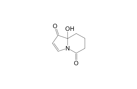 8a-Hydroxy-6,7,8,8a-tetrahydro-indolizine-1,5-dione