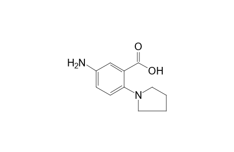 5-Amino-2-(1-pyrrolidinyl)benzoic acid