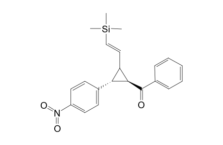 1-Benzoyl trans-2-(p-nitrophenyl)-3-trimethylsilylvinylcyclopropane