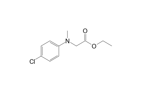 Ethyl [N-(4-chlorophenyl)-N-methylamino]acetate