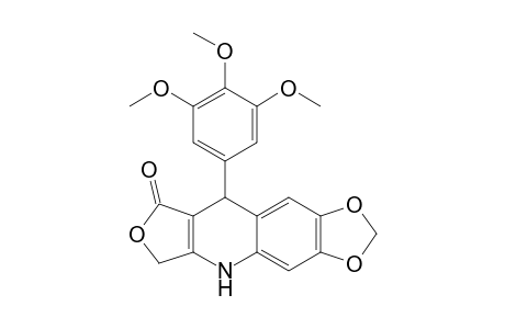 9-(3,4,5-Trimethoxyphenyl)-6,9-dihydro[1,3]dioxolo[4,5-g]furo[3,4-b]quinolin-8(5H)-one