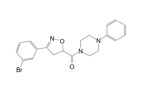 piperazine, 1-[[3-(3-bromophenyl)-4,5-dihydro-5-isoxazolyl]carbonyl]-4-phenyl-